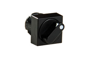 IDEC 16mm Operator - Non-Illuminated Selector Switch; Round; 3-Position; Momentary (left)/Maintained/Momentary